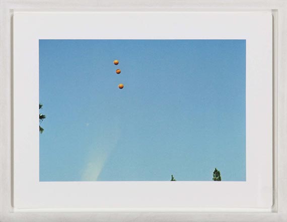 John Baldessari - Throwing three balls in the air to get a straight line (best of thirty-six attempts)