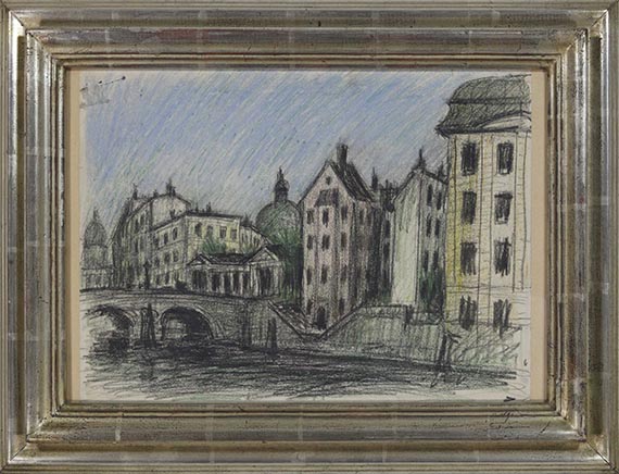 Werner Heldt - Am Kanal - Frame image