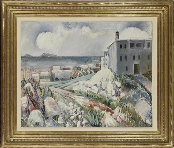 Paul Kleinschmidt - Landschaft bei Marseille - Frame image