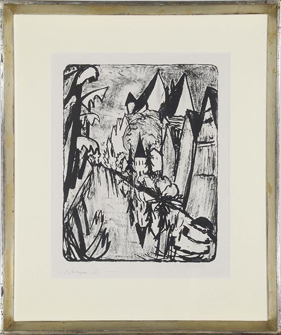 Erich Heckel - Tübingen - Frame image