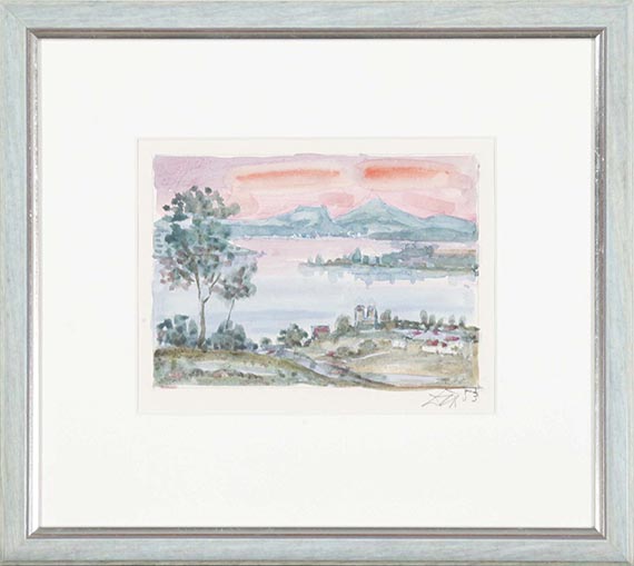 Otto Dix - Bodensee - Abendrot - Frame image
