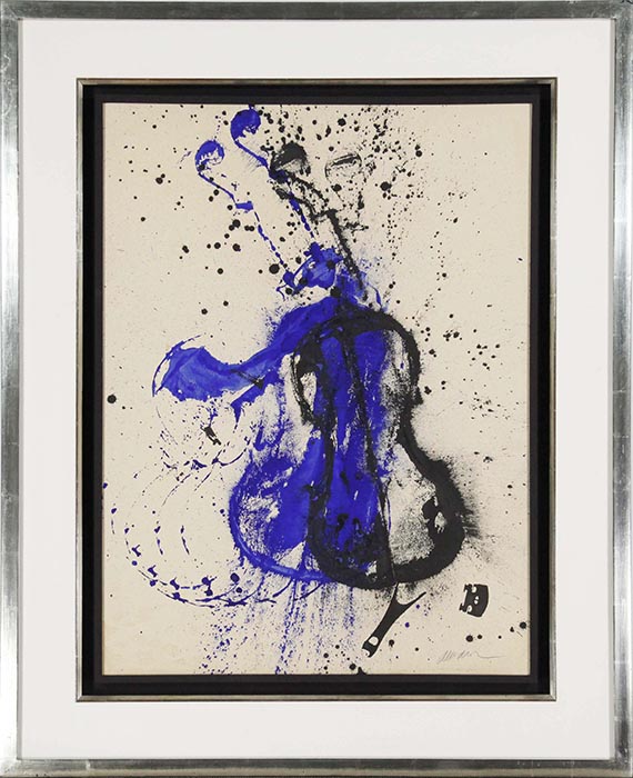 Fernandez Arman - Empreintes de violons - Frame image