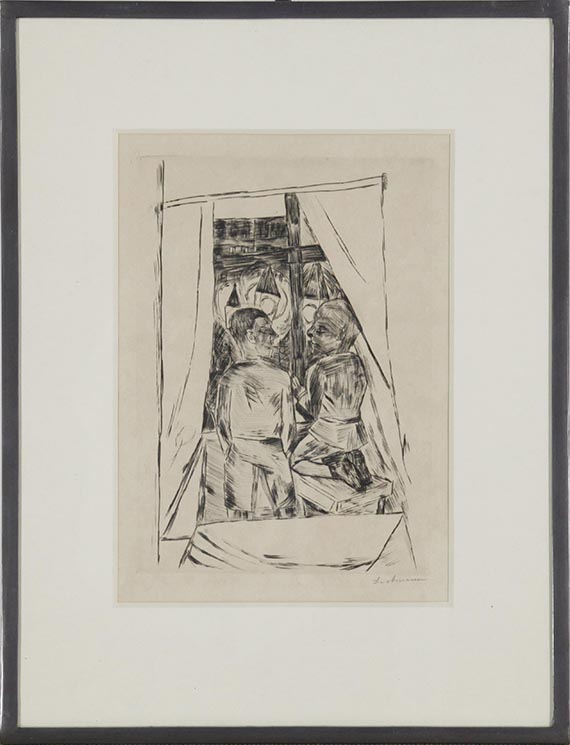 Max Beckmann - Kinder am Fenster - Frame image