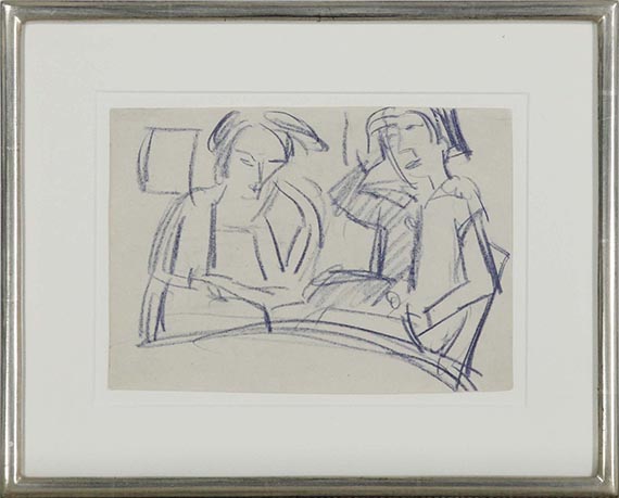 Ernst Ludwig Kirchner - Beim Vorlesen - Frame image