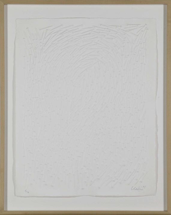 Günther Uecker - Strömung III - Frame image