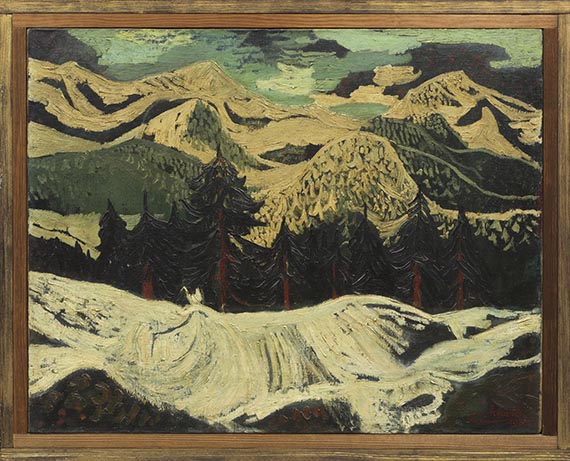 Josef Scharl - Winterlandschaft - Frame image