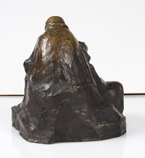 Käthe Kollwitz - Zwei wartende Soldatenfrauen - Back side