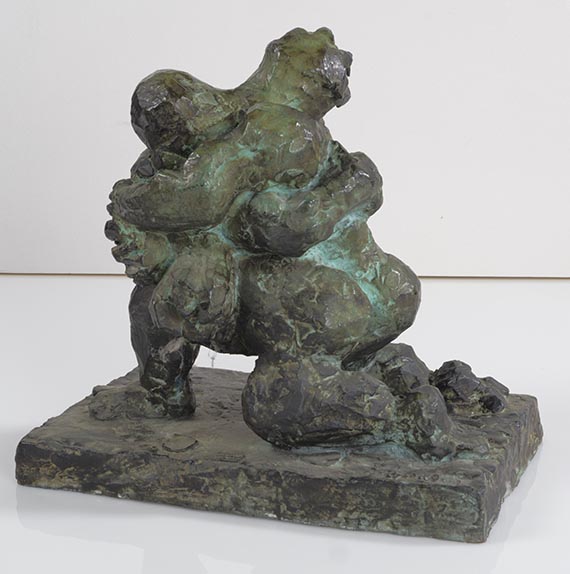Jacques Lipchitz - Variation on the Theme of the Last Embrace (Salvataggio) IV - Back side