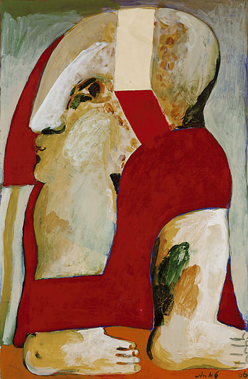 Rotbekleidete Figur, 1966