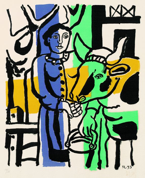 Fernand Léger - La vachère