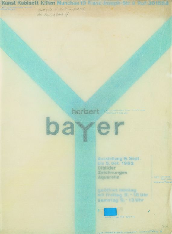 Herbert Bayer - Plakatentwurf