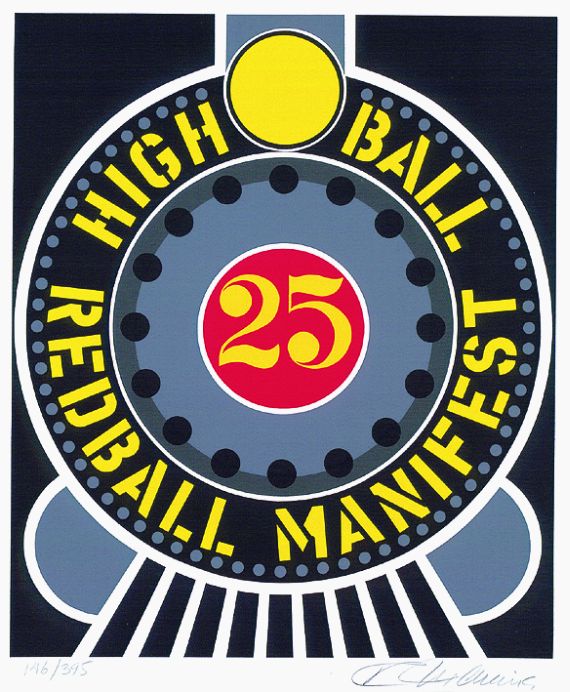 Robert Clark Indiana - Highball Redball Manifest