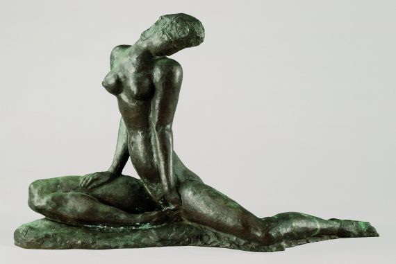 Wilhelm Lehmbruck - Sitzendes Mädchen, Statuette, 1913