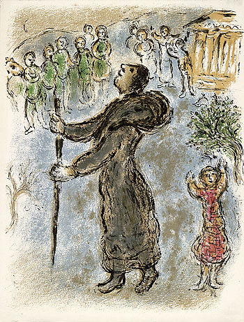 Marc Chagall - Odysseus als Bettler verkleidet