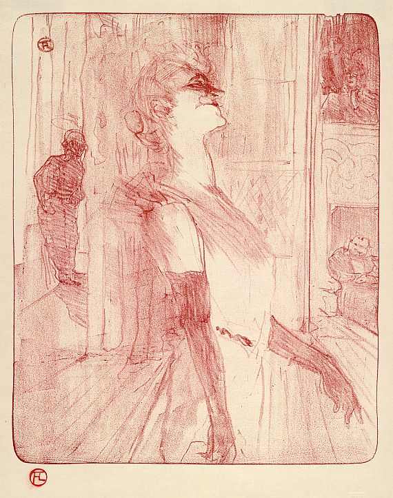 Henri de Toulouse-Lautrec - Yvette Guilbert, Sur la Scène