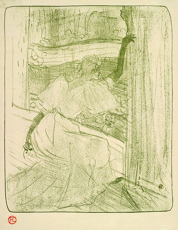 Henri de Toulouse-Lautrec - Yvette Guilbert, Saluant le public