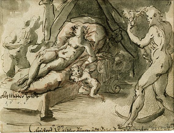 Christoph Walther - Die schlafende Venus, von Satyr und Chronos überrascht