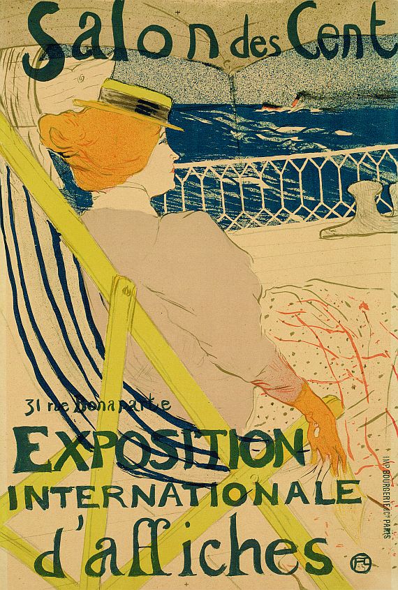 Henri de Toulouse-Lautrec - La passagère du 54 ou Promenade en yacht