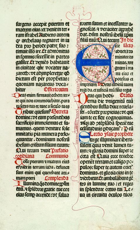 Missale Benedictinum - Missale Benedictinum (1481).