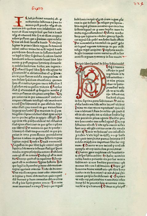 Duranti, G. - Rationale divonprum officiorum, 1475.