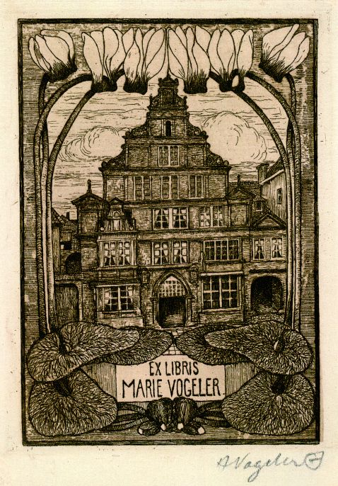 Heinrich Vogeler - Exlibris Marie Vogeler I
