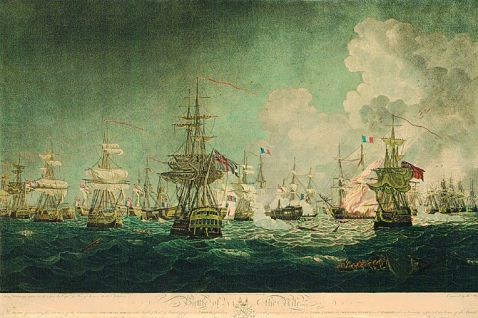 Schiffsgrafik - Battle of the Nile, 1798