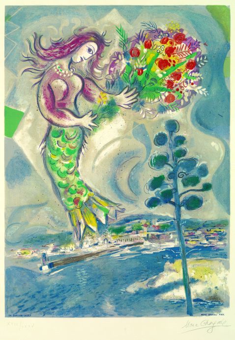 Marc Chagall - Sirène au pin