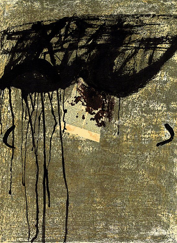 Antoni Tàpies - 3 sheets: Untitled