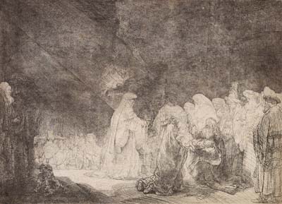 Harmensz. van Rijn Rembrandt - Die Darstellung im Tempel, im Breitformat