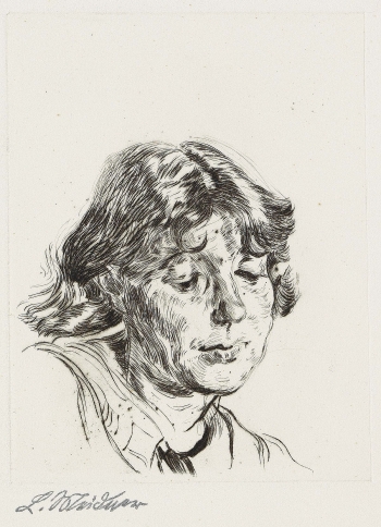 Ludwig Meidner - Porträt Henriette Hardenberg (II)