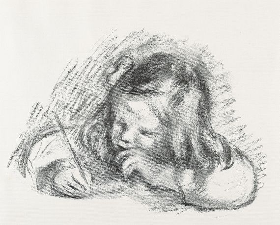 Pierre-Auguste Renoir - Le petit garçon au porte-plume (Claude Renoir Écrivant)