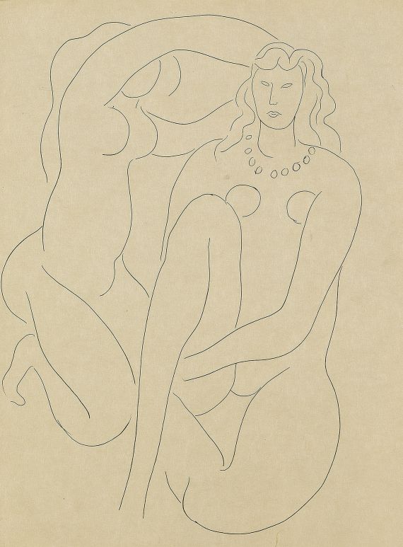 Henri Matisse - La toilette assise