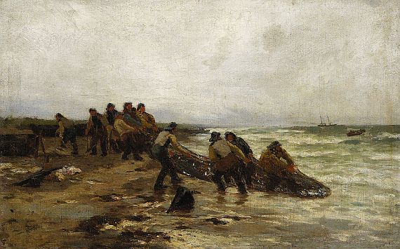 Julius Runge - Fischer an der dänischen Küste