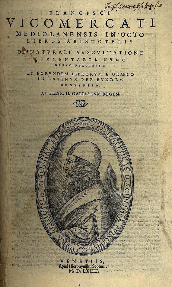 Eg. Romani (Colonna) - Questiones methaphisicales. 1501.