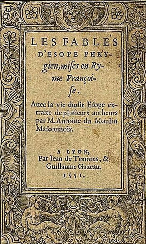  Aesop - Fables. 1551.