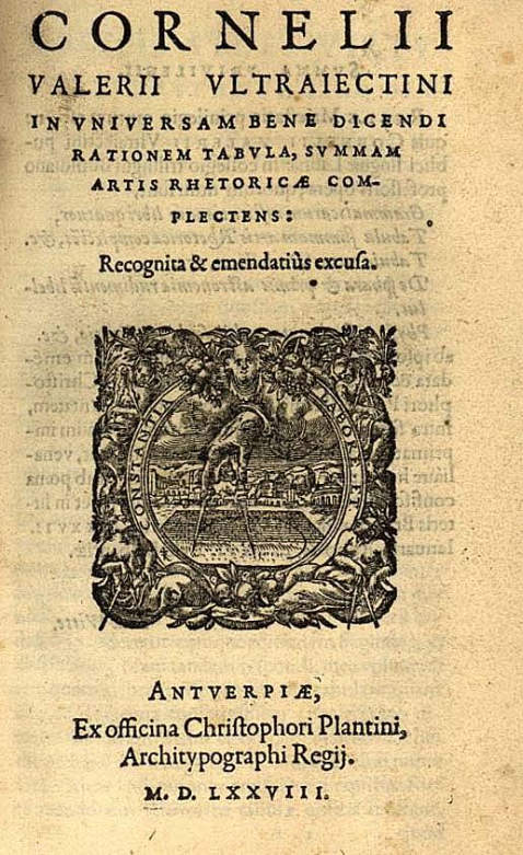 Cornelius Valerius - Sammelband mit 5 Schriften. 1574-78.