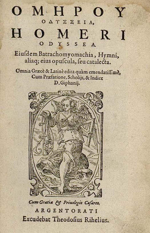  Homer - Odyssea. 1588.