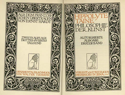 Hippolyte Taine - Philosophie der Kunst