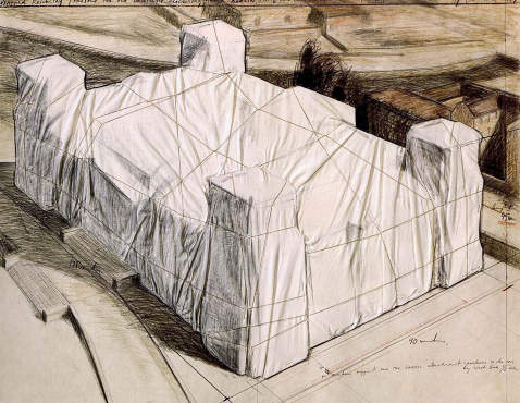 Christo - Wrapped Reichstag. 1996.