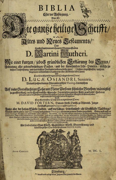 Biblia germanica - Biblia germanica. 1650.