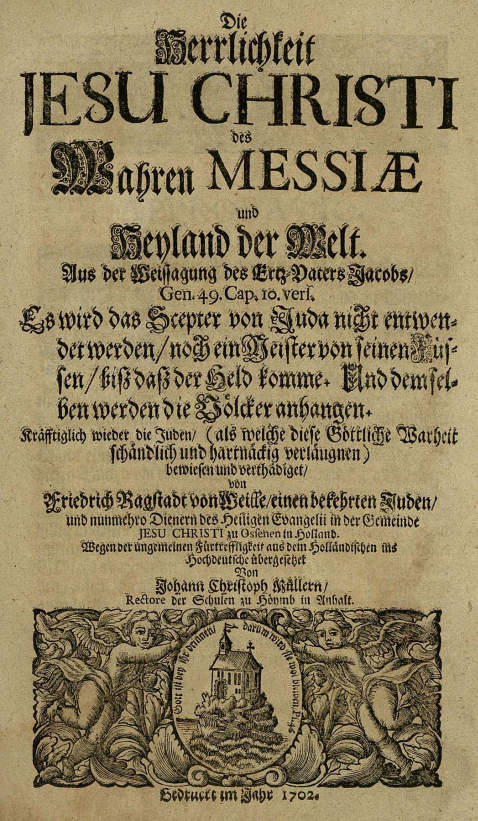 Wiedertäufer - Schriften über Schwarm, 4 Tle. 1701-1702
