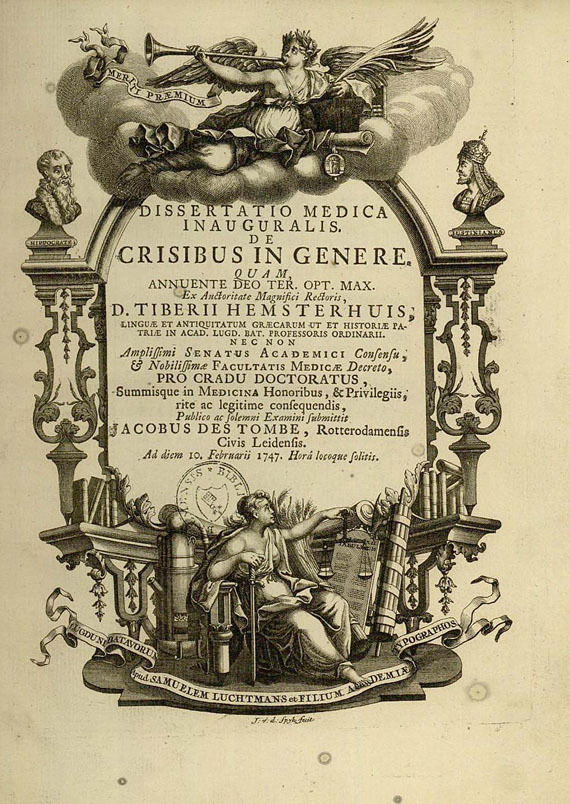 Tombe, J. de - Crisibus in genere. 1747