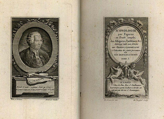 H. Gravelot - Iconologie par figures. 4 Bde. 1790