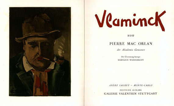 Maurice de Vlaminck - Mac Orlan, Vlaminck. 1958