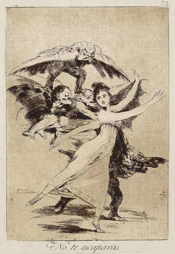 Francisco de Goya - No te escaparás (Du wirst nicht entkommen)
