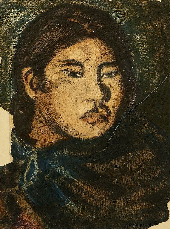 Cecilio Guzmán de Rojas - Frauenportrait