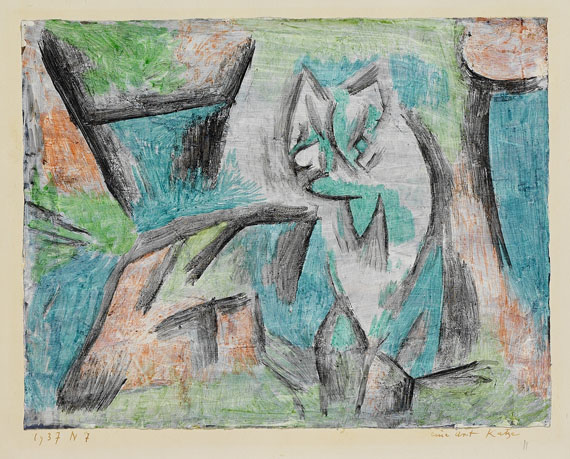 Paul Klee - Eine Art Katze