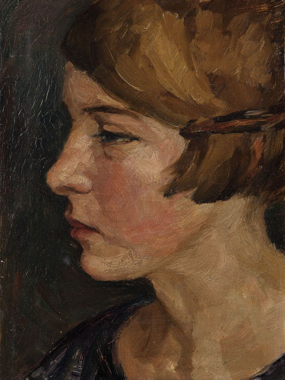 Paula Gans - Porträt einer jungen Frau