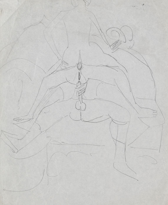 Ernst Ludwig Kirchner - Hier treibens drei