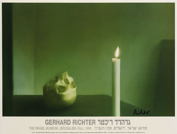 Gerhard Richter - Nach - Skull with Candle
